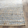 thumbnail image 3 of Safavieh Cape Cod 11X 15Handmade Jute Rug in Natural and Blue, 3 of 5