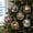 Style C, variant on 5cm/6PCS Plastic Clear Christmas Ornaments Balls, Fillable Clear Ornaments for Crafts Christmas Balls, Shatterproof DIY Bolas De Navidad for Tree, Wedding, Party