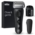 thumbnail image 1 of Afeitadora eléctrica Braun Series 8 8560cc para hombre, 4+1 elementos de afeitado y recortador de precisión para vello largo, SmartCare Center 5 en 1, afeitado apurado y suave incluso en barbas densas, 1 of 5