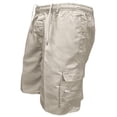 thumbnail image 5 of cllios Cargo Shorts Men Quick Dry Lightweight Short Pants with Zipper Pockets Elastic Drawstring Waist with Belt Loops Hiking Outdoor Casual Summer Shorts, 5 of 7