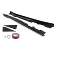 thumbnail image 3 of Ikon Motorsports Side Skirts Compatible With 2016-2024 Chevy Camaro, IKON V3 Style Matte Black PP Side Skirt Moulding Rocker Panel Extension Splitters, 3 of 7