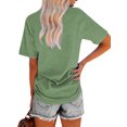 thumbnail image 3 of XCHQRTI Los Angeles Women Tshirts California Graphic Short Sleeve Summer Casual Shirt, 3 of 8