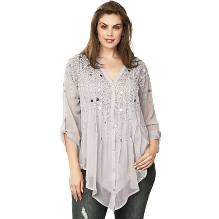 plus size maxi tunic