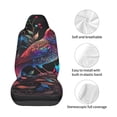 thumbnail image 3 of Lsque Artistic Colorful Bird Pattern Car Seat Covers for Front Seats , Waterproof Seat Covers for Cars, Sporty Front Seat Covers,Car Seat Cover Protector Front Seats, 3 of 5