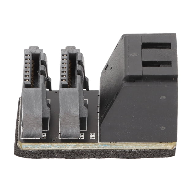 Motherboard 7Pin Interface, 7PIN Adapter 180 Degree Steering Black Improving Cable Routing For Office For Computer