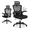 Black with Headrest, variant on ATHOPE Ergonomic Office Chair with Adjustable Lumbar Support & Flip-up Armrests, Heavy Duty Mesh Desk Chair, Breathable Computer Chair for Home Office & Study, Black
