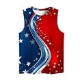 thumbnail image 4 of VerPetridure American Flag Tank Top Women 4th of July Tanks Tops for Womens USA Flag Patriotic Shirts Vest Sleeveless Tee, 4 of 5
