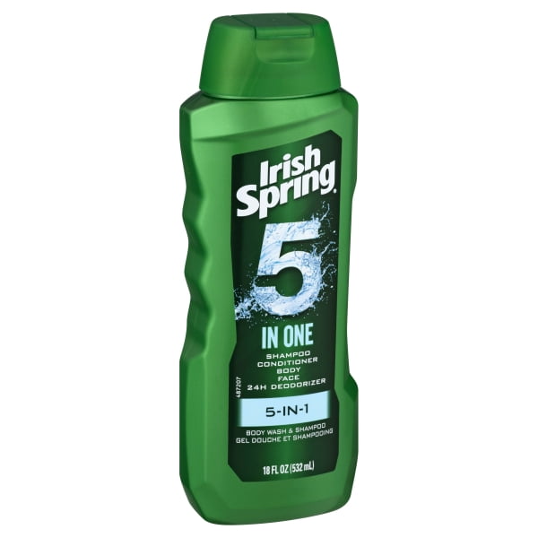 Irish Spring 5 in 1 18oz Body Wash