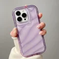 thumbnail image 5 of Funda transparente con patrón de ondas para iPhone 14, 13 Pro Max, 12, 11, X, XR, XS Max, 7, 8, 14 Plus, funda suave anticaídas y a prueba de golpes, 5 of 5