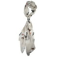 thumbnail image 6 of Holiday Gift Packed Soft Lightweight Sheer Fall Winter Christmas Scarf for Women Girls Teens White Gray Snowman, 6 of 6