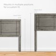 thumbnail image 2 of Modway Marlee Lit Plateforme Double en Bois avec Cadre Angulaire Gris, 2 of 12