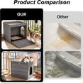 thumbnail image 5 of Handwoven Rattan Hidden Cat Litter Box Enclosure Cabinet - Large Indoor Washroom Furniture with Mat & Fence - Stylish Cat Litter Solution for Living Room or Apartment, 5 of 8