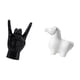 thumbnail image 5 of Figura De Porcelana Con Gesto De Mano De Roca, Escultura Creativa De Animal, Adorno Decorativo De Mesa Para Apartamento, Dormitorio, Sala De Estar, Restaurante, Oficina, Armario, Chimenea, 5 of 8