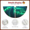 thumbnail image 4 of Kdxio Northern Lights Print Christmas Tree Skirt Christmas Xmas Tree Skirts Mat for New Year Holiday Christmas Party Decorations-48", 4 of 7