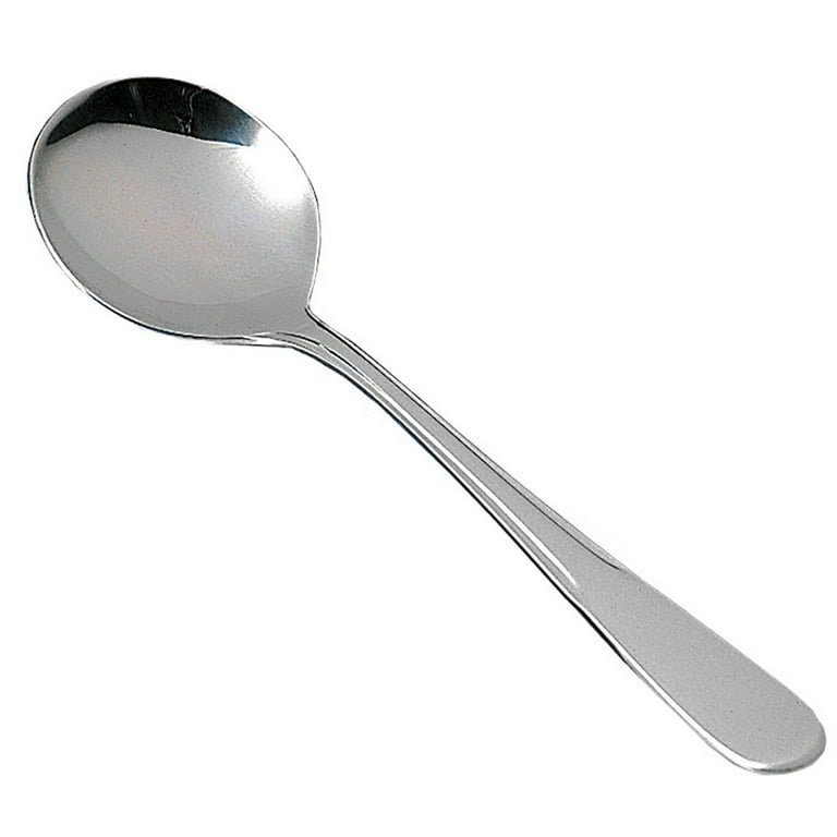 RSVP Monty's Stainless Steel Soup Spoons - Set of 8