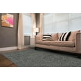 thumbnail image 2 of Feizy Leilani Modern Abstract, Gray, 2' x 3' Accent Rug Sheen Fade Resistant Industrial Solid Design Carpet for Living Dining Bed Room, 2 of 5