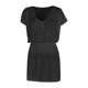 thumbnail image 1 of Vestido Corto de Manga Larga para las Mujeres Vestido de Cuello en V de Estilo Impreso, Poliéster Toda la Temporada, 1 of 6