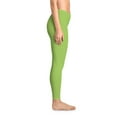 thumbnail image 4 of Green Color Leggings, Green Leggings 13, 4 of 7