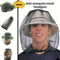 thumbnail image 2 of PEACNNG Outdoor Mosquito Net Hat for Camping and Hiking  Anti-Insect Head Net Cap  Fishing Bug Mesh Head Cover  Portable Travel Bug Hat with Head Protection - Unisex, 2 of 7