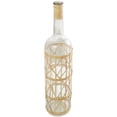 thumbnail image 6 of DecMode 27" Handmade Tall Glass Vase with Light Brown Rattan Woven Body and Neck, 6 of 7