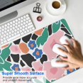 thumbnail image 4 of Long Mouse Pads for Desk,Pioneer Flower Floral Print Pattern Desk Mats on Top Of Desks, Desk Mouse Pad Extra Large with 3mm Non-Slip Base and Stitched Edge for Gaming,Office,Work,Home 31.5"x11.8", 4 of 6