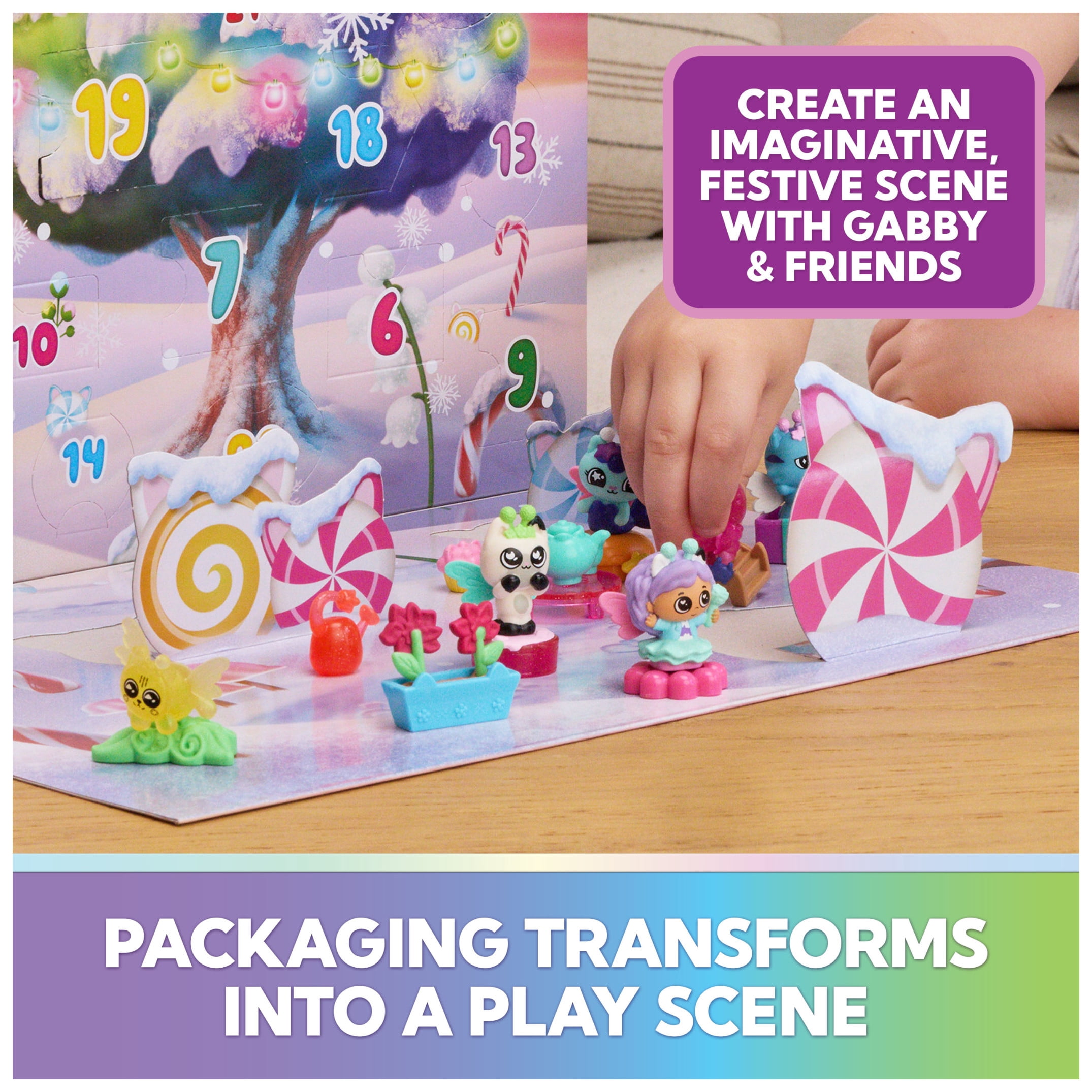 Gabby's Dollhouse Fairylandia Advent Calendar, Ages 3+