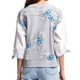 thumbnail image 2 of DKNY Womens Printed Heathered Sweatshirt;XL, 2 of 3