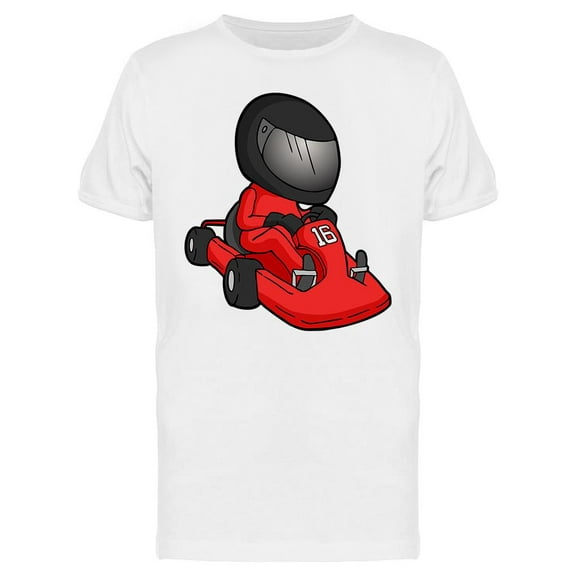 Number 16 Driver T-Shirt Men -Image by Shutterstock, Male Large