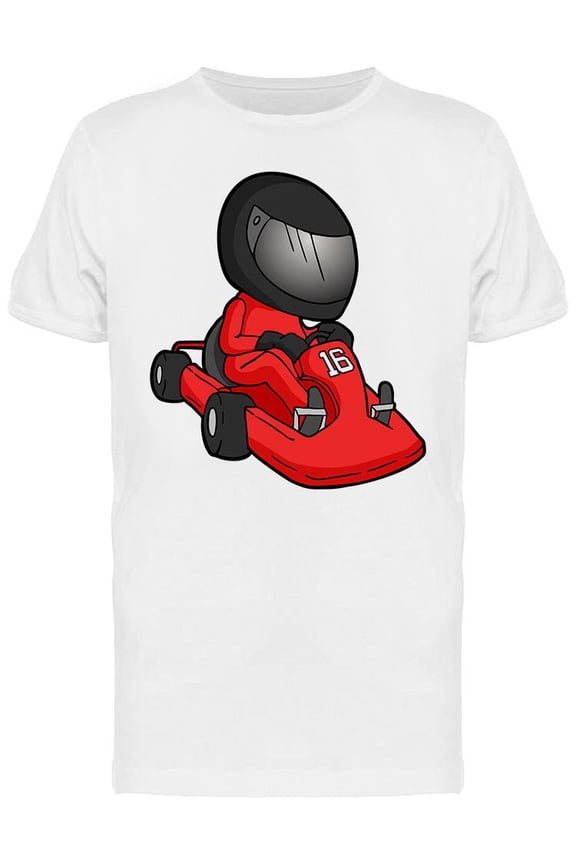 Number 16 Driver T-Shirt Men -Image by Shutterstock, Male 3X-Large