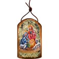 thumbnail image 1 of GDeBrekht  Inspirational Icon Holy Family Wooden Ornament, 1 of 1