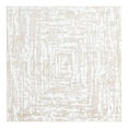 thumbnail image 2 of Unique Loom Hermitage Collection Area Rug - Armor (6' Square White Bone/Beige), 2 of 6
