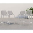 thumbnail image 2 of Afuera Living Contemporary Grey Outdoor Patio Stool (Set of 4), 2 of 6