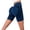 Blue, variant on Women's High Waist Seamless Biker Shorts, Peach Hip Lifting Sculpting Fitness Wear, for Gym Workout, Yoga Running or Summer Sports Activities Black L