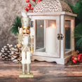thumbnail image 4 of TISHITA Traditional Military Nutcracker Festive Decor Perfect Decor Ornament for Shelves Gold, 4 of 8