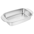 thumbnail image 5 of BESTYASH Heavy Duty Stainless Steel Roasting Pan and Grilling Tray for Home Cooking, 1 Piece, 5 of 7