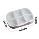 thumbnail image 3 of Caja portátil para medicamentos, segura, impermeable, organizador de medicamentos de viaje, compacta, resistente al agua, ideal para viajes, caja de medicamentos portátil, de metal,, 3 of 8