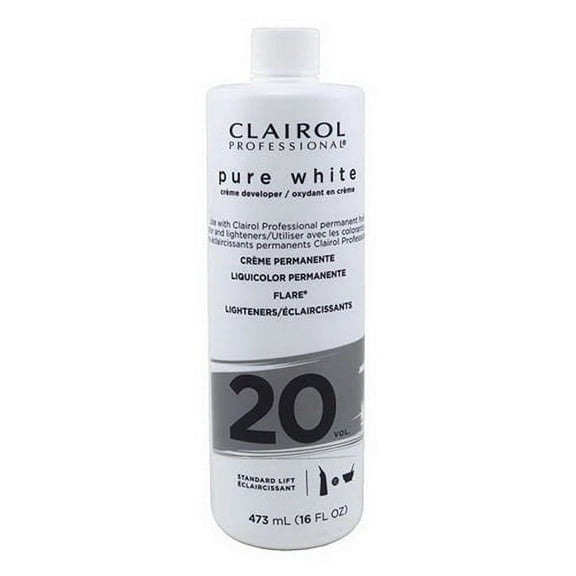 Clairol Professional Pure White 20 Volume Developer, 16 oz