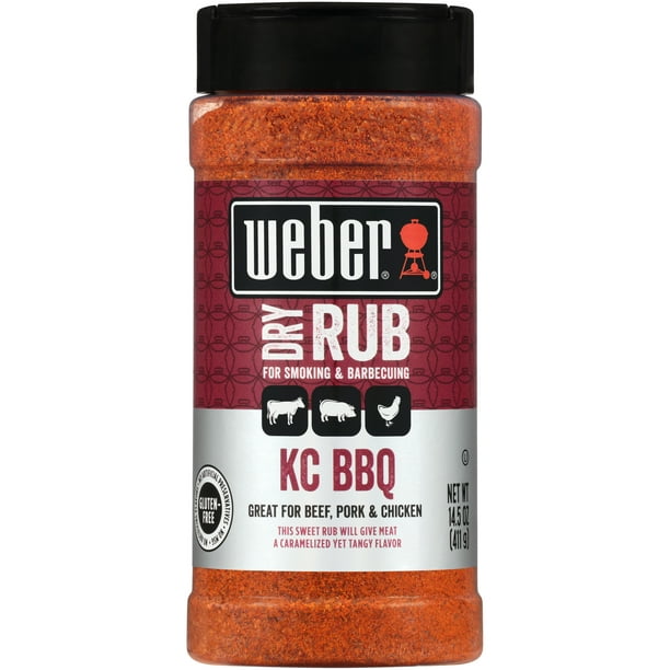 Weber® KC BBQ Dry Rub 14.5 oz. Shaker - Walmart.com - Walmart.com