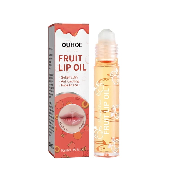 Aceite labial brillante Water Glass Roll-on, bálsamo labial hidratante, 10 ml