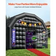 thumbnail image 4 of VEVOR Inflatable Nightclub, 26.2 x 19.7 x 13.1 ft Inflatable Party Tent with 1100W Blower & Sandbag, Ventilated Blow up Night Club with 2 Windows, Air Cube House for Event Birthday Wedding Party, 4 of 9
