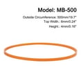 thumbnail image 2 of 4 Paquetes de Correas para Máquina de Coser MB-500 Correa de Motor, 500mm / 19.7" de Circunferencia Exterior, 2 of 5