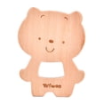 thumbnail image 3 of Chupete con animal de perro bebé natural para bebés oso SM SunniMix chupete mordedor infantil, 3 of 8