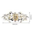 thumbnail image 2 of 2 Pcs Shoe Clips for Women Decorative Bride Wedding Dress High Heels Tongs, 2 of 8