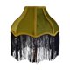 thumbnail image 4 of Pantalla lámpara tela con borlas, elegante, para bombilla E27, decorativa, retro, para sala estar, noche, dormitorio, cafetería o Verde, 4 of 8