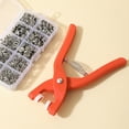 thumbnail image 6 of Sylvtty Metal Snaps Buttons with Fastener Pliers Press Tool Kit Ergonomic Design Easy to Use Sewing-free Fabric Snaps Clothing Snaps, 6 of 7
