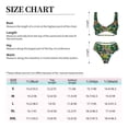 thumbnail image 6 of Daiia Cute Tribal Leopards Women's Bikini Set Two Piece Swimsuit High Waisted Bikini Adjustable Straps Bikini Perfect for Beach, Pool, and Summer Vacation-Large, 6 of 9