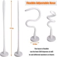 thumbnail image 4 of XIBUFE Front Load Washer Door Prop and Stopper - Magnetic Washing Machine Door Holder with 2.6-Inch Magnet Base,Removable Washer Door Stopper Keep Washer Door Open to Prevent Odors (White), 4 of 7