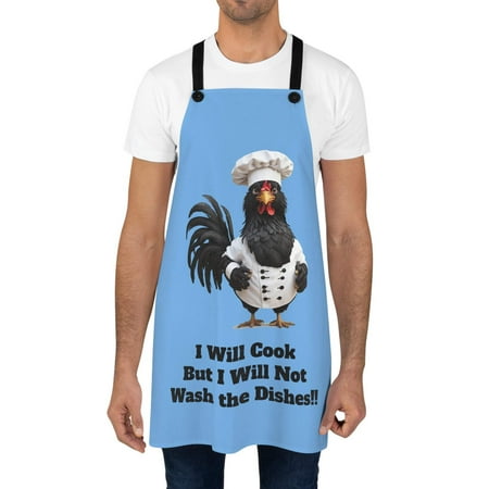 

Christmas Apron I Will Cook But Will Not Wash the Dishes!