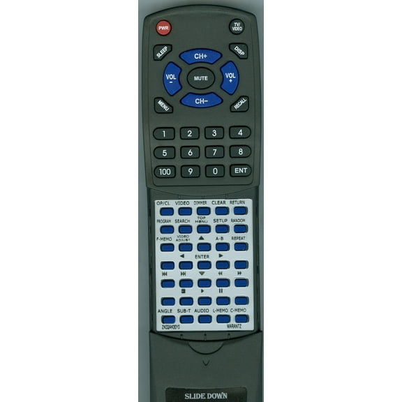 Replacement Remote for MARANTZ ZK02AK0010, RTZK02AK0010, RC8300DV, DV8400, DV8300