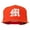 Orange, variant on Old English 3D M Embroidered Cap - Spruce OSFM
